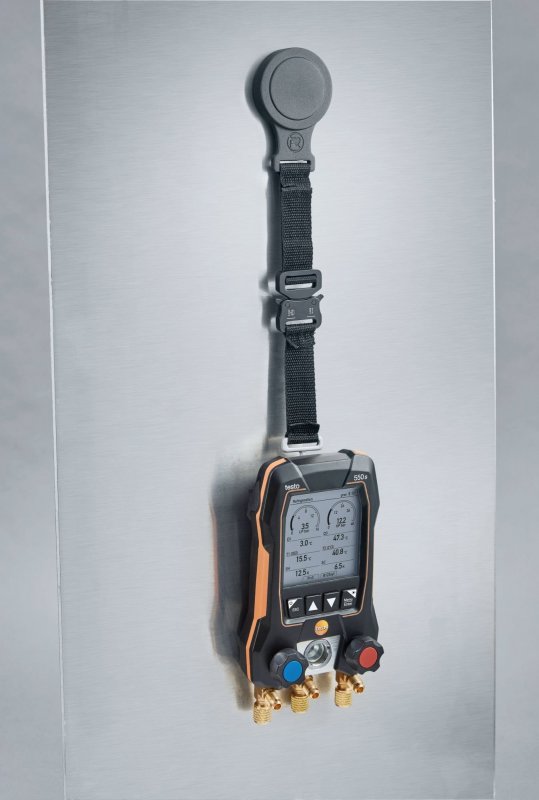 Testo 550s základný set - Inteligentný digitálny servisný prístroj dvojcestný blok ventilov